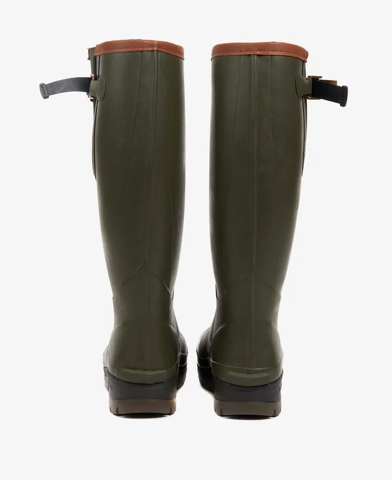 Barbour Mens Tempest Wellington Boot Olive-2